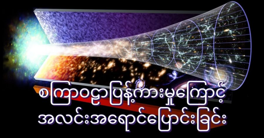 စကြာဝဠာ ပြန့်ကားမှုကြောင့် ဟင်းလင်းပြင်ထဲ ဖြတ်သန်းသွားတဲ့ အလင်းဖိုတွန်တွေဟာ ဆွဲဆန့် ခံရပြီး အရောင် ပြောင်းသွားပါတယ်